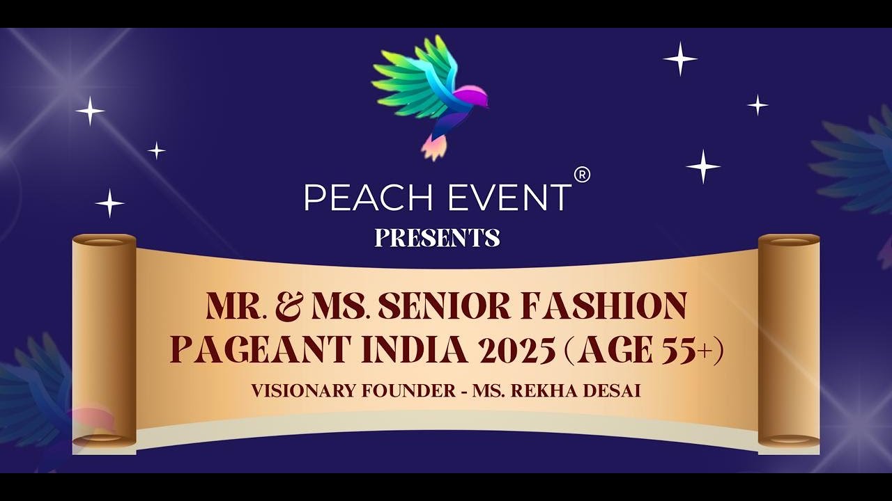 Mr & Ms. Senior Fashion Pagement India 2025 // by Peach Events