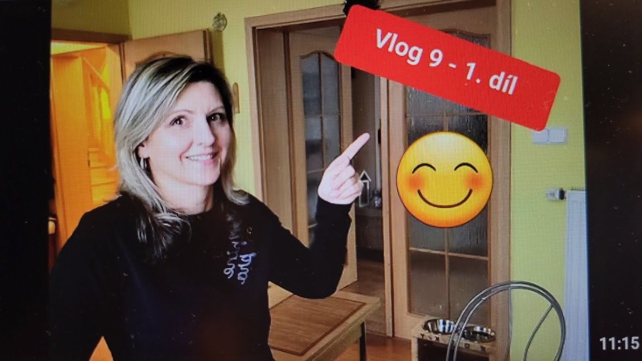 Vlog 9 - 1. díl   sedací souprava, výroba konferenčního stolku, úklid/