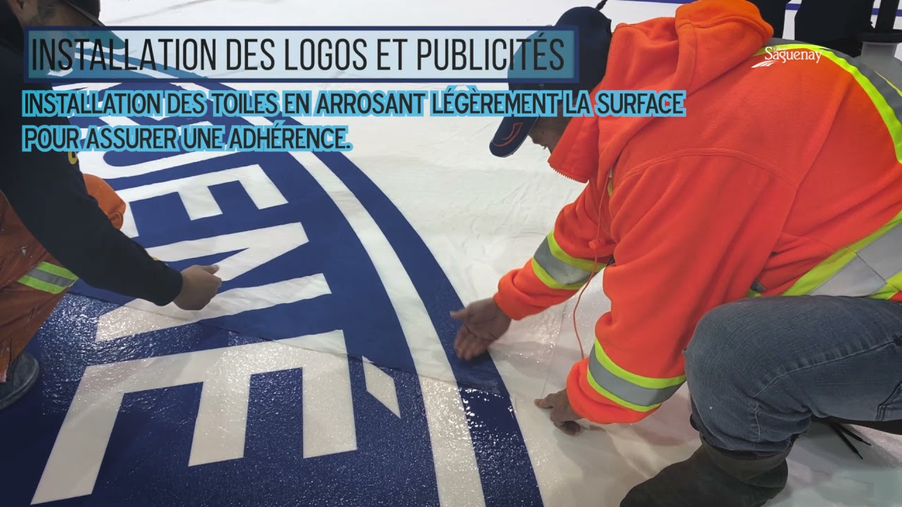 Fabrication de la glace du Centre Georges-Vézina