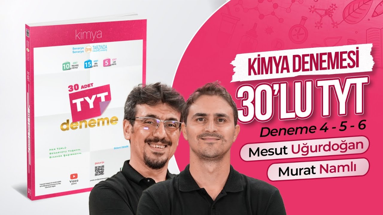 345 YAYINCILIK 30'Lu TYT KİMYA DENEMESİ | 4-5-6| GÜNCEL