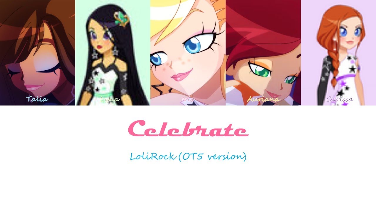 LoliRock OT5-Celebrate (Lyric Video) (READ DESCRIPTION)