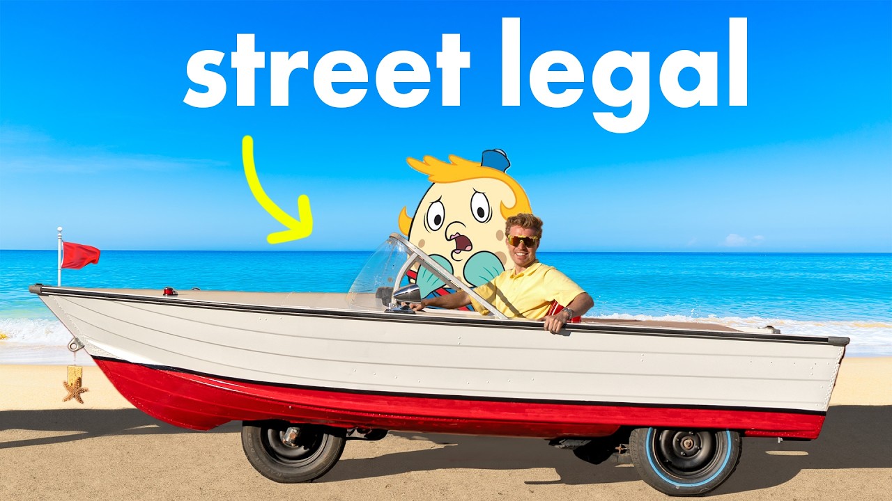 I Built the SpongeBob Boatmobile in Real Life!