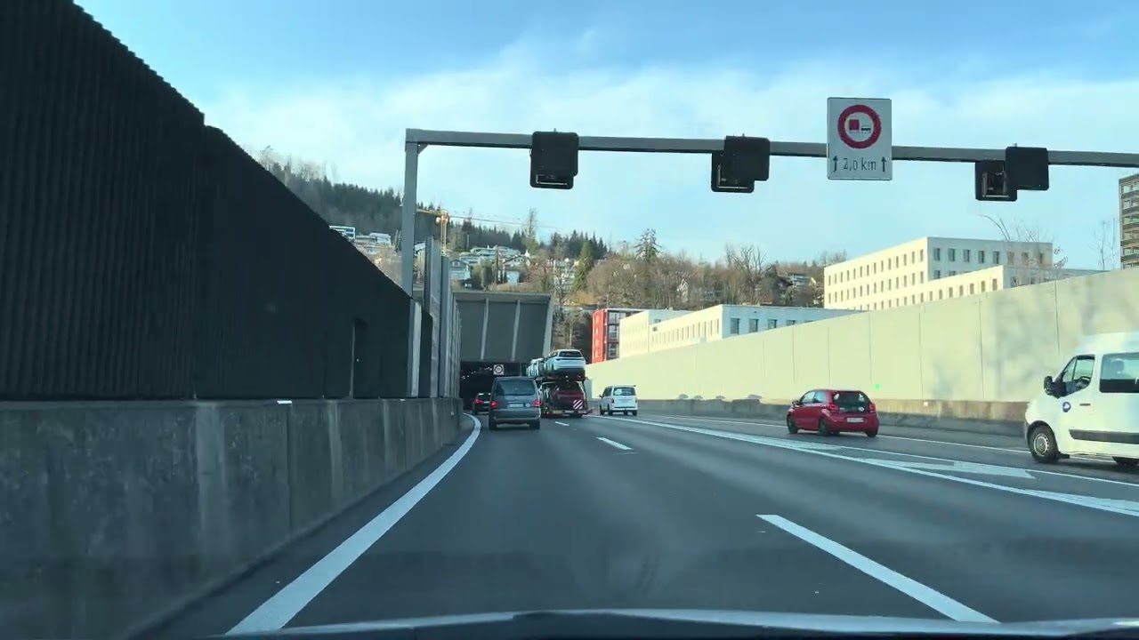 Tuesday Drive from Stans to Emmen 4K. 03.03.2026 - Enjoy and Relax #4k #enjoy #relaxing 