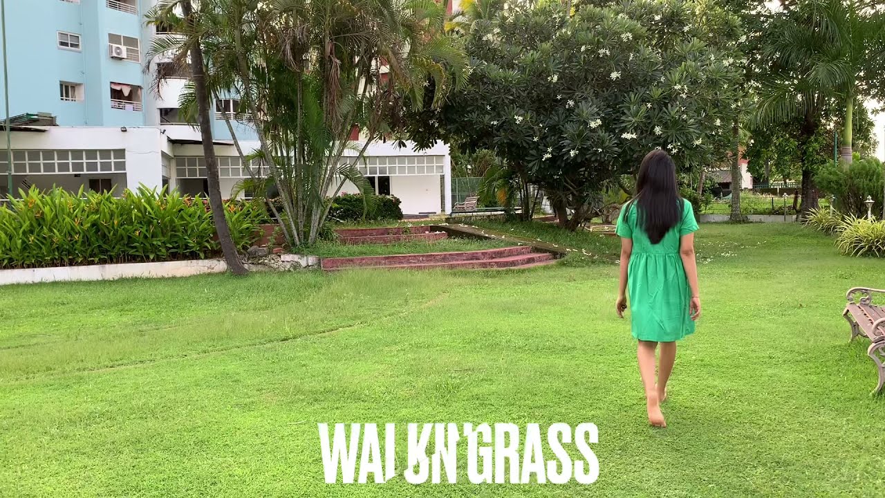 Walking Barefoot on Grass  Health Benefits | Why should we walk barefoot? Earthing | Grass Walk |