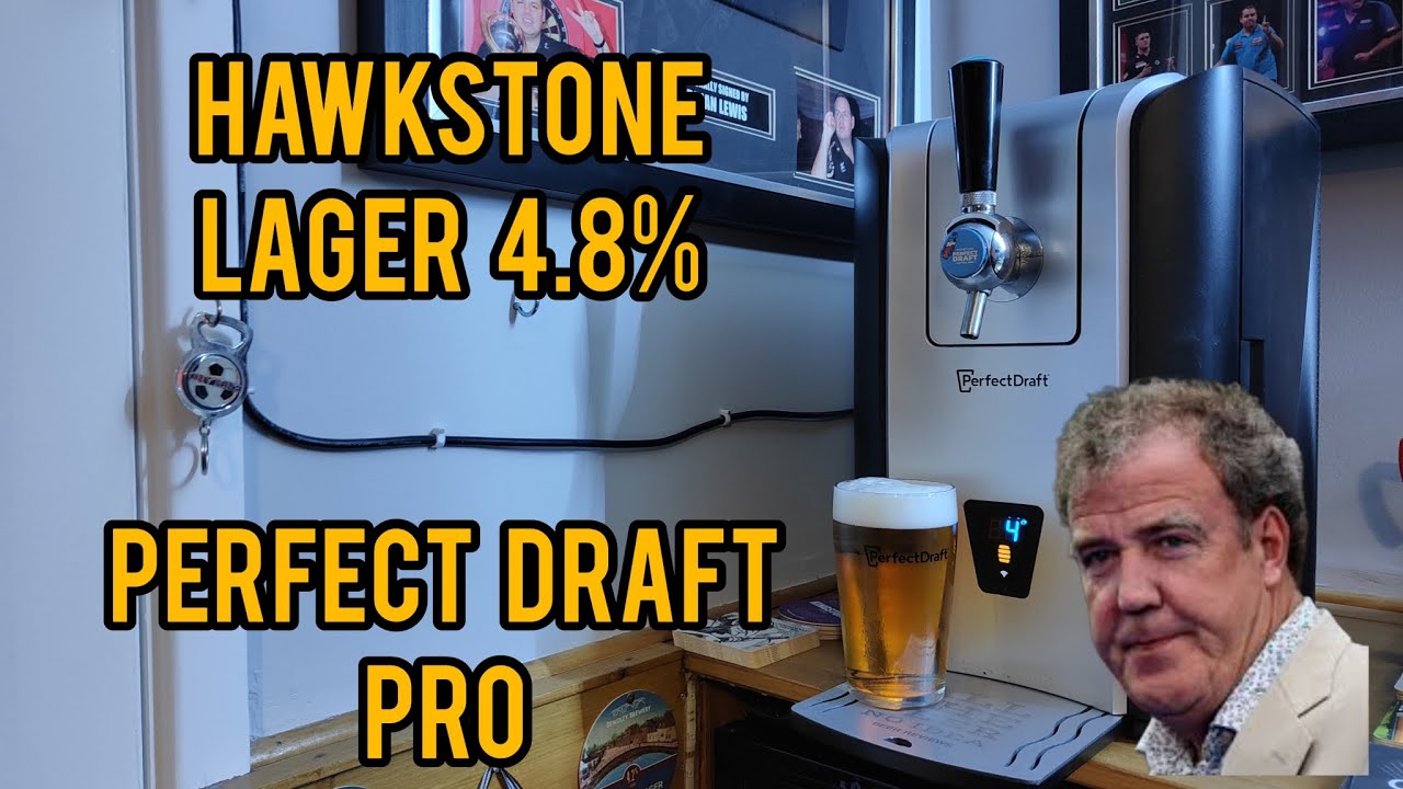 Hawkstone lager 4.8% - Perfect draft pro / Philips perfect draft - review No. 1212