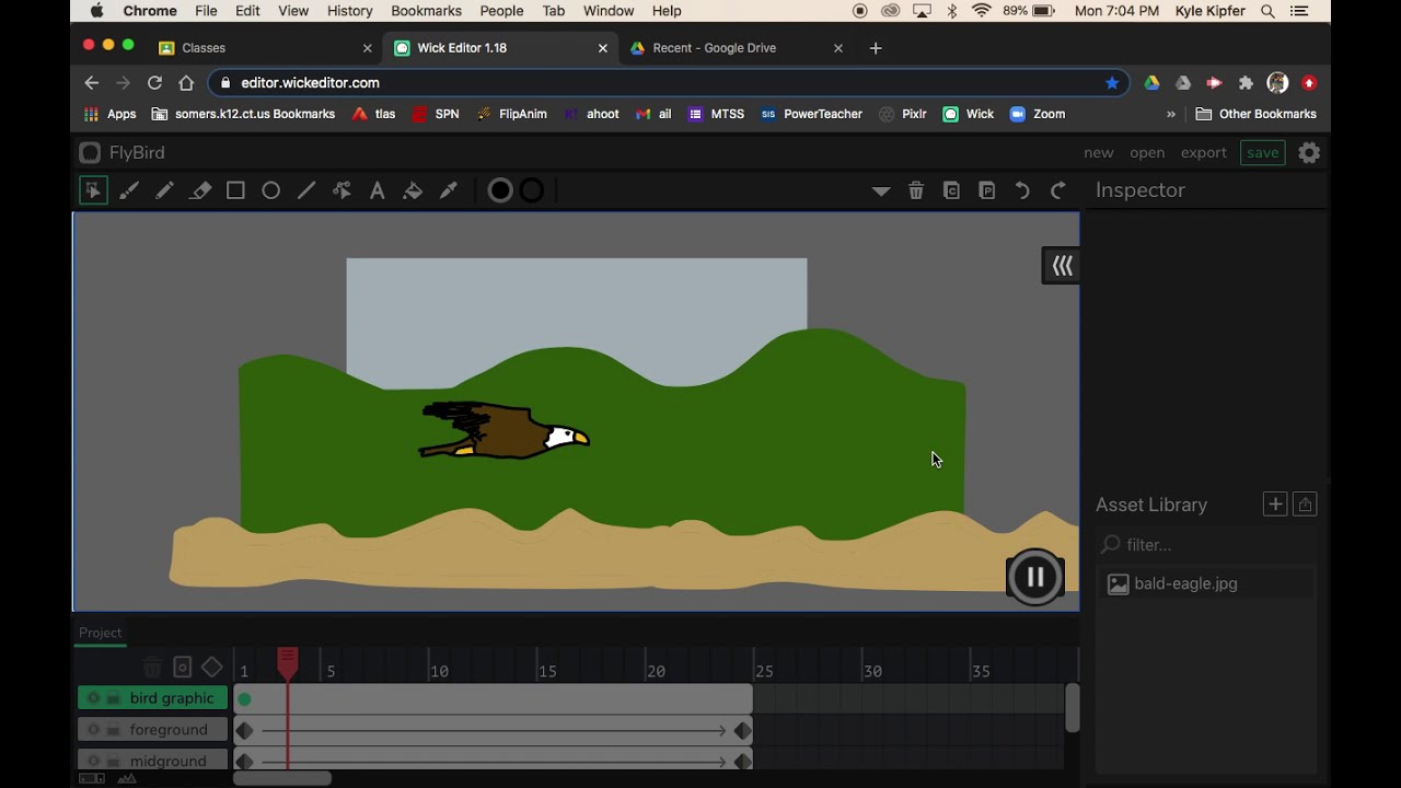 Create a Looping Background in Wick Editor