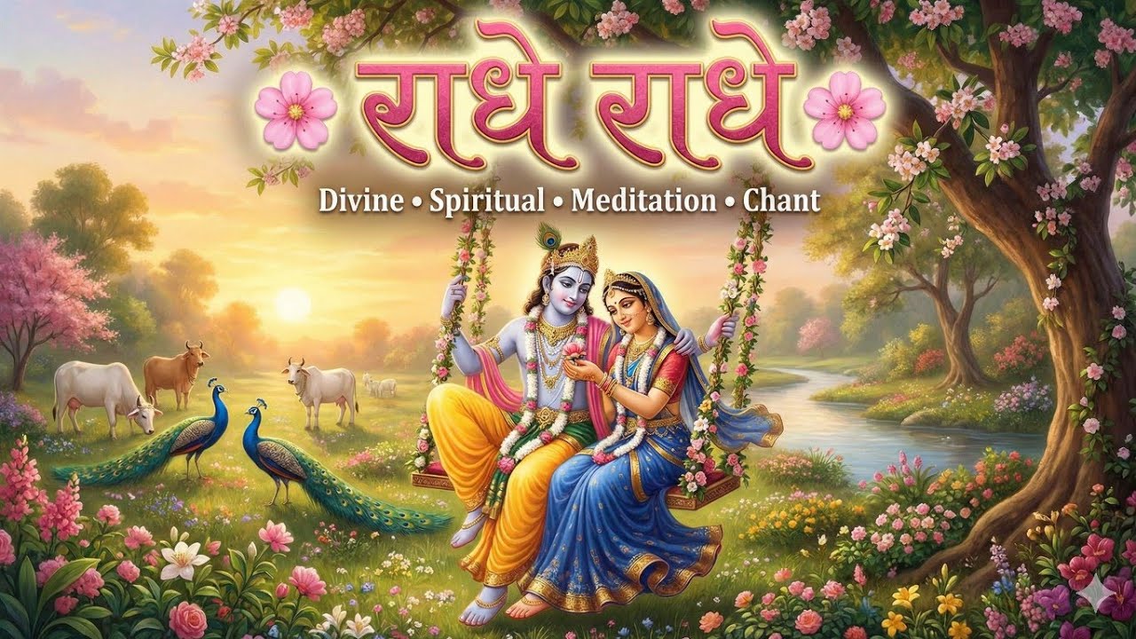 🔥 Radhe Radhe 🦚✨ | Pure Bhakti • Divine Peace • Eternal Love 🙏 #nefraxis 