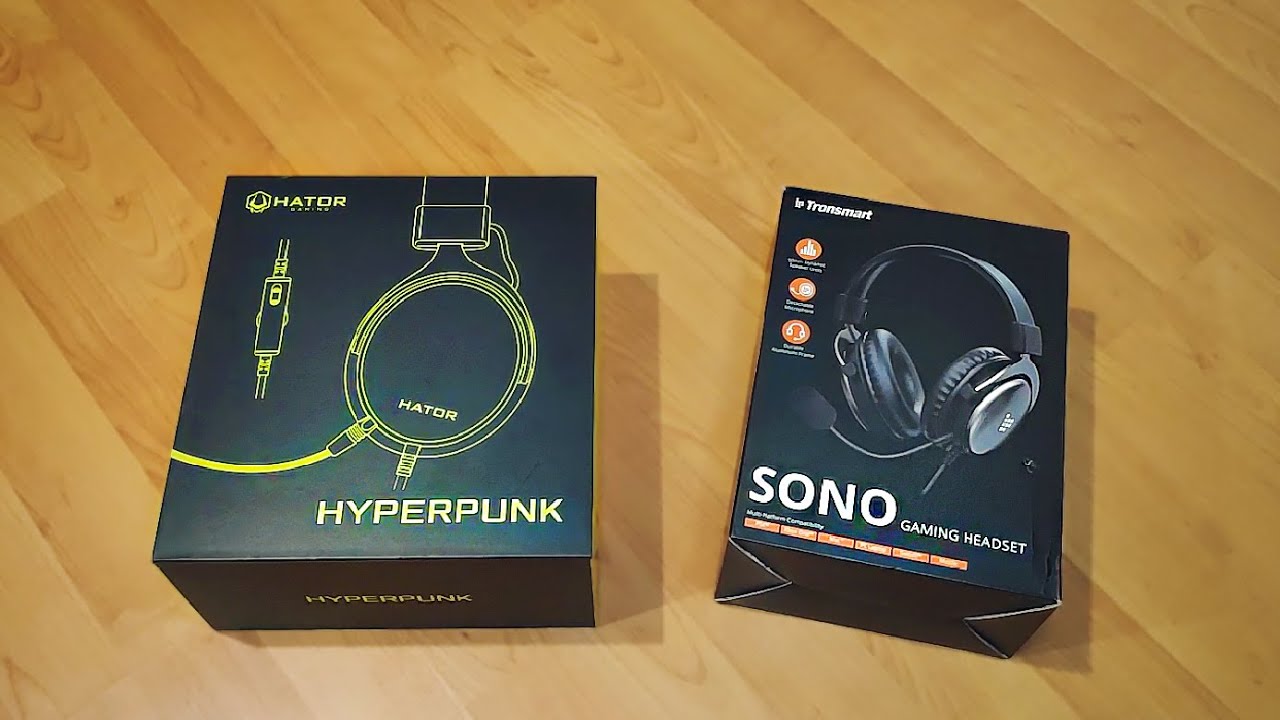 Hator Hyperpunk или Tronsmart Sono КАКИЕ ИГРОВЫЕ НАУШНИКИ ВЫБРАТЬ ?