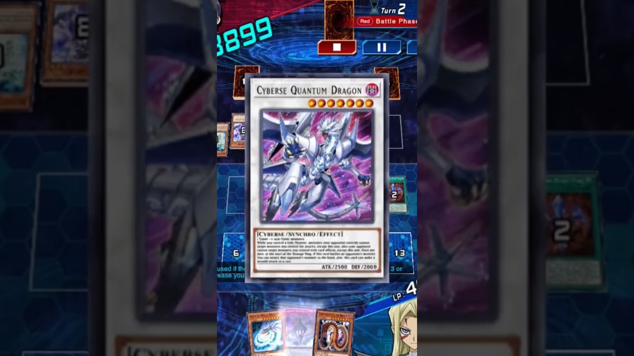 NEGATE EFFECT CYBERSE QUANTUM DRAGON. YUGIOH DUEL LINKS #yugioh #duellinks