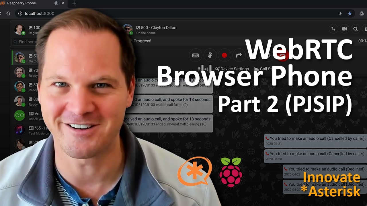 WebRTC Browser Phone with Asterisk & Raspberry Pi - Part 2 (PJSIP)