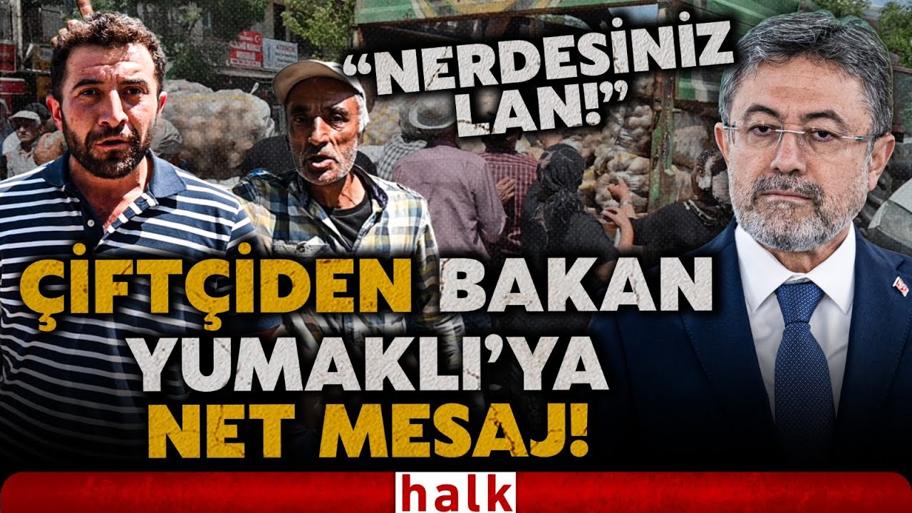 "NERDESİN LAN!" Çiftçi çileden çıktı! Bakan Yumaklı'nın kulaklarını çınlatan isyan!