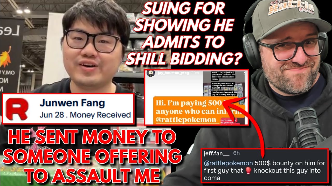 Shill Bid SCAMMER 3-DAY MELTDOWN & He's Still Going - Junwen 