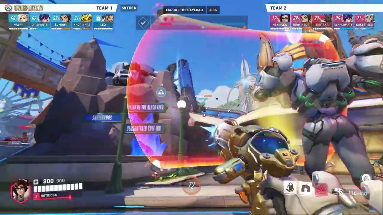 BlizWorld Round by NETRICSA — Overwatch Replay 5KTK5A