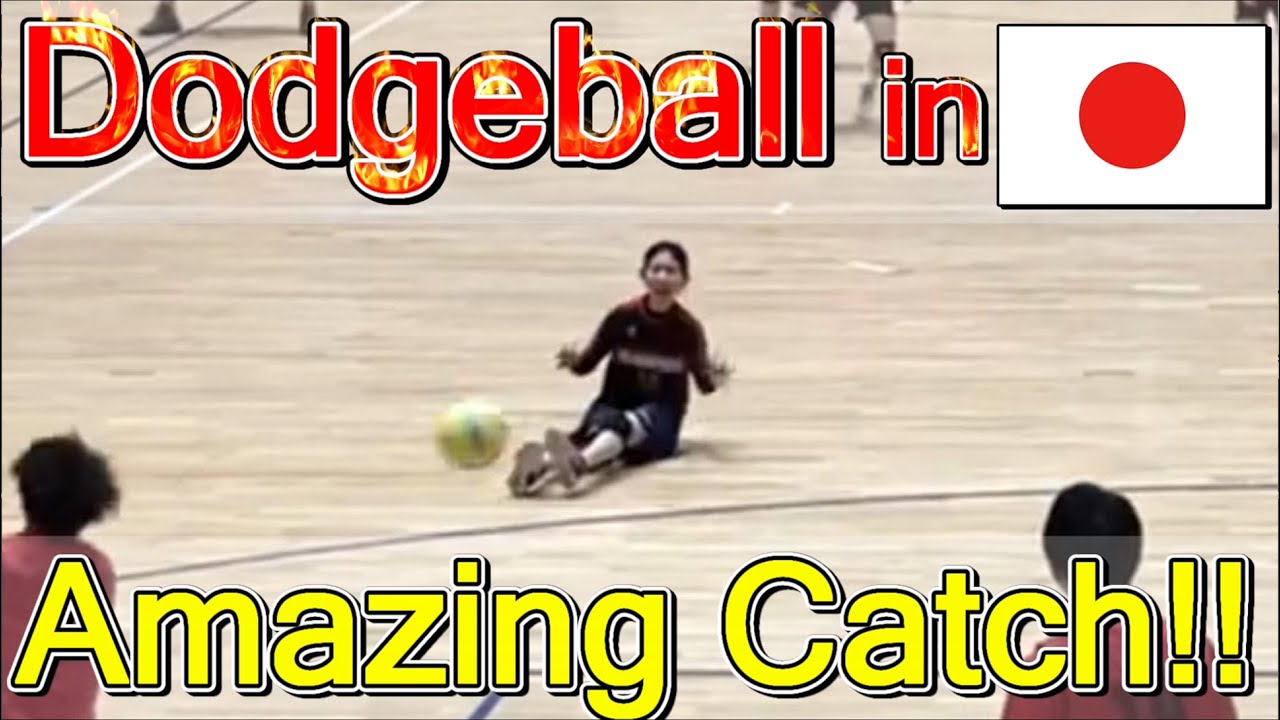 What a Catch!!!!!! #Dodgeball in Japan Amazing clips -3