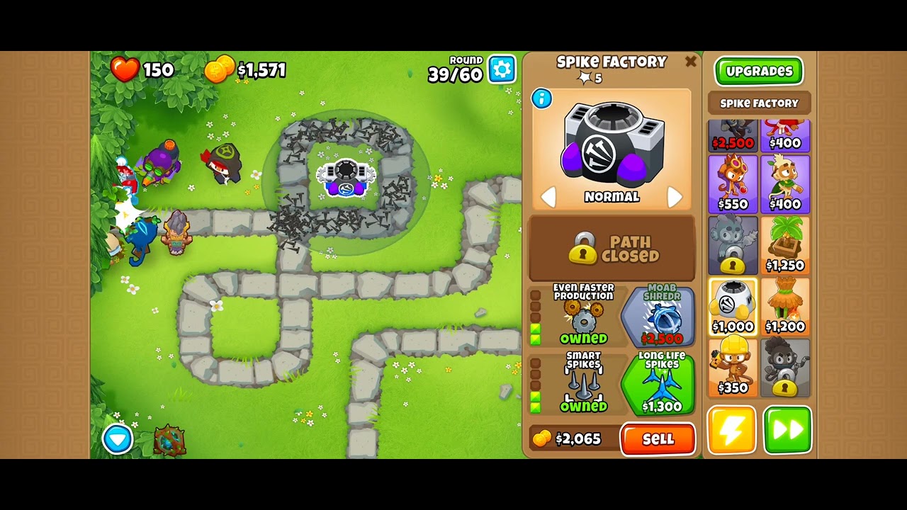 I played bloons td 6 