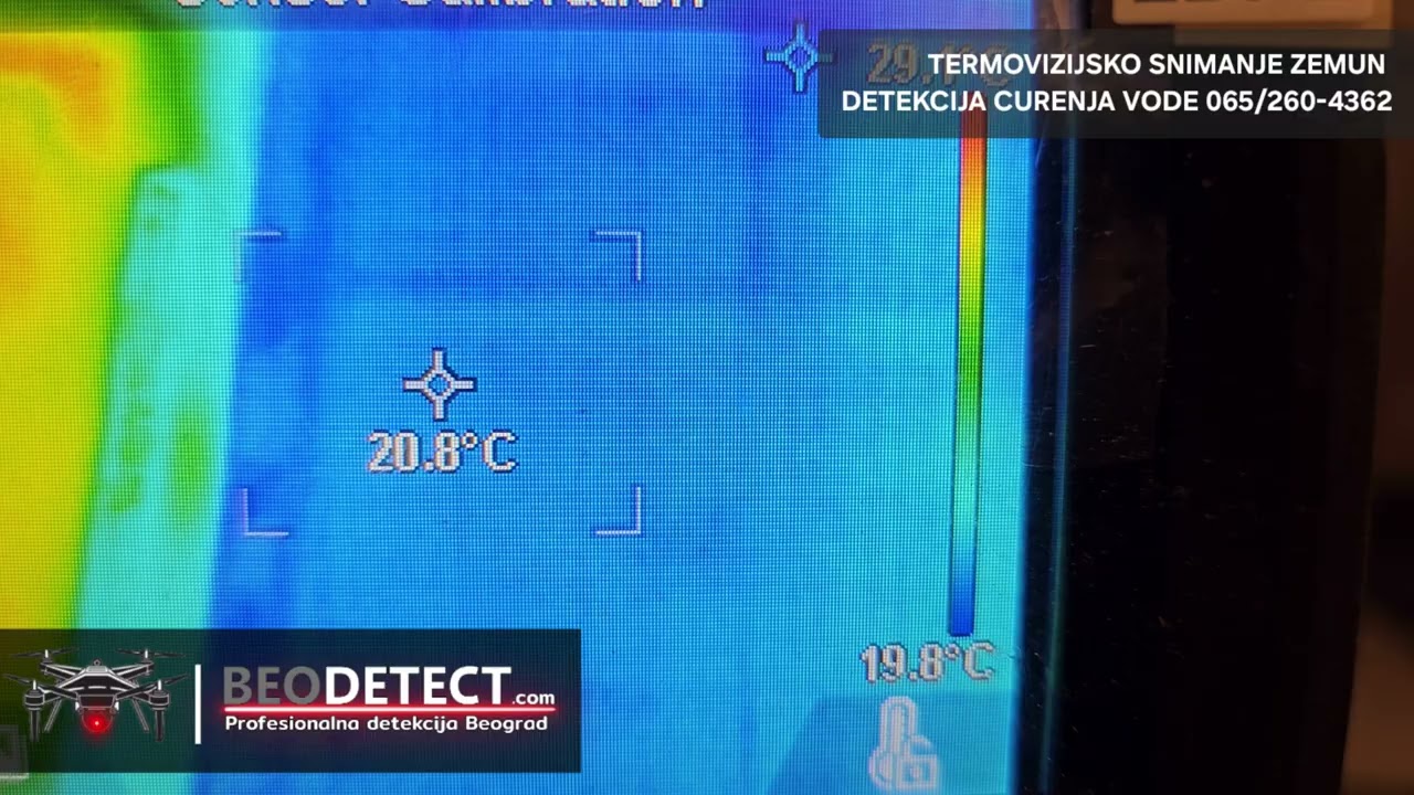 Termovizijsko snimanje Zemun Beograd - Detekcija curenja vode Beodetect