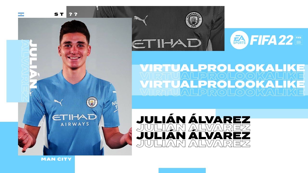 FIFA 22 | HOW TO CREATE | JULI&Aacute;N &Aacute;LVAREZ (PRO CLUBS)