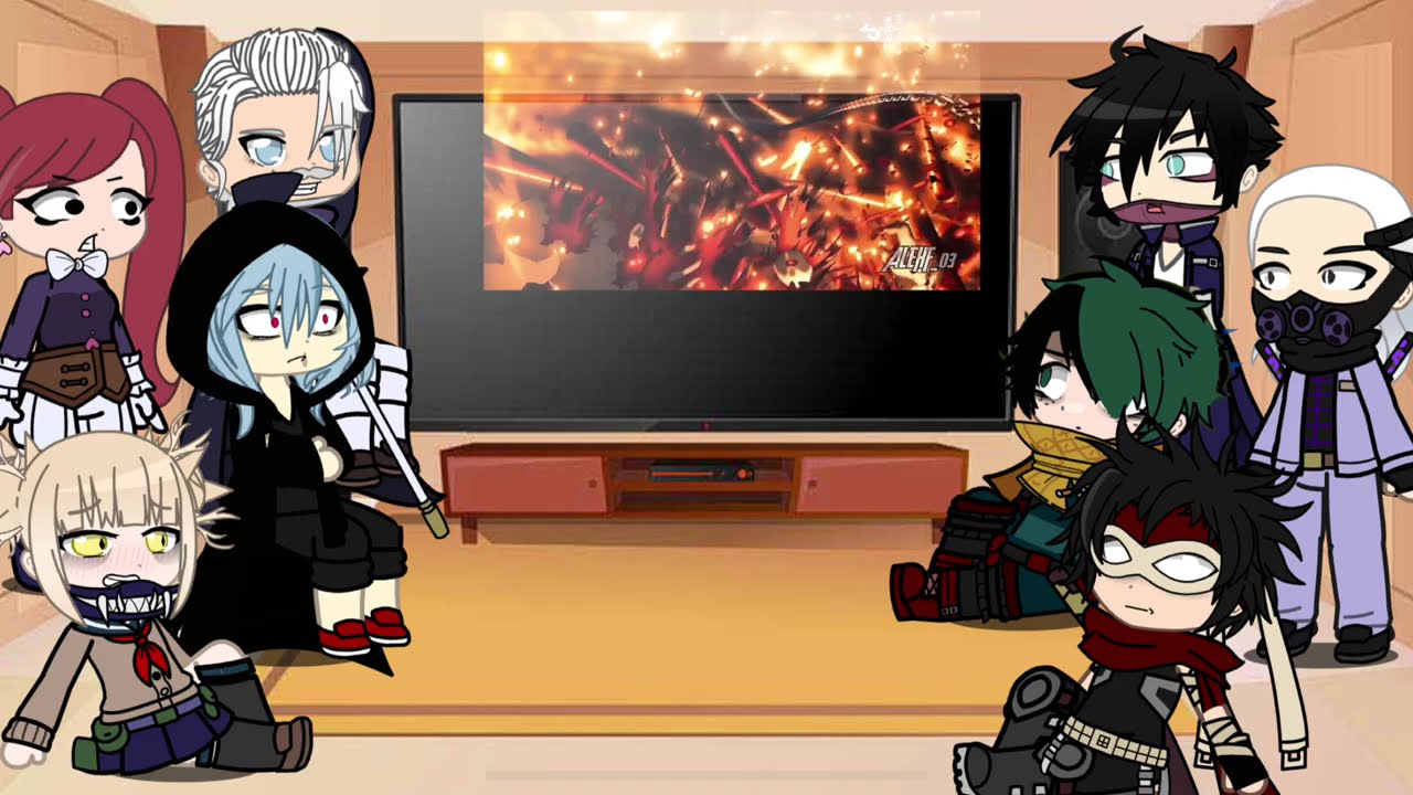 MHA BNHA villains 𝙧𝙚𝙖𝙘𝙩 𝙩𝙤 gyomei | giyuu | demon slayer | deku | Gacha life