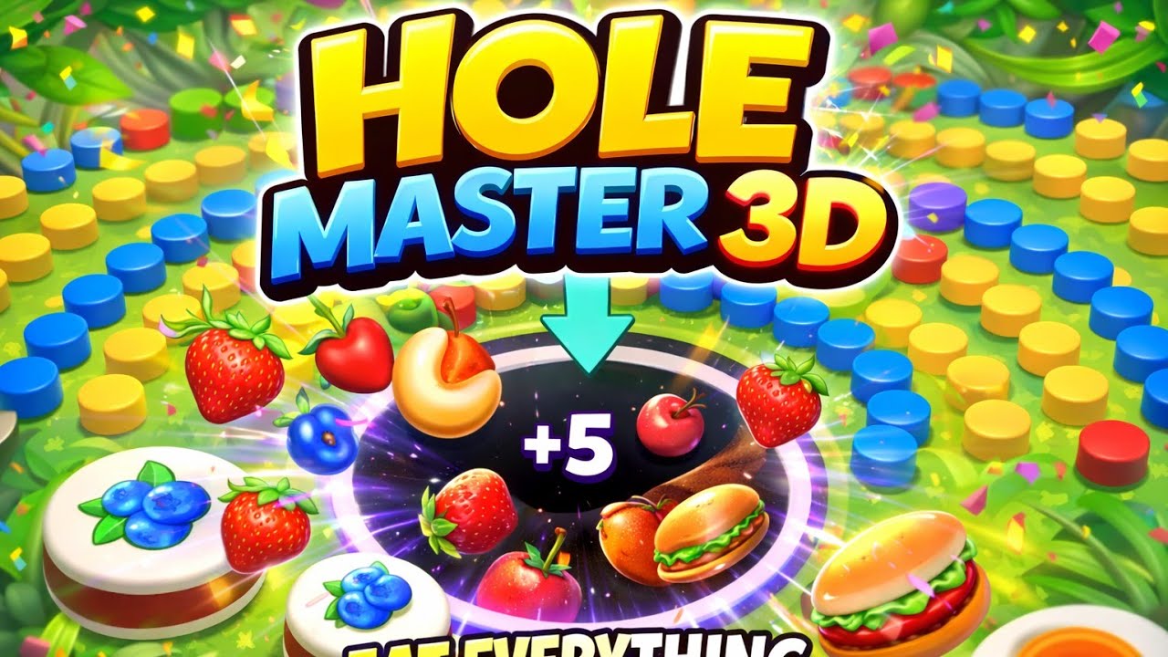 Hole Satisfying Gameplay 🍓🔥&rdquo;👉 &ldquo;Hole Run 3D &ndash; Biggest Size Challenge