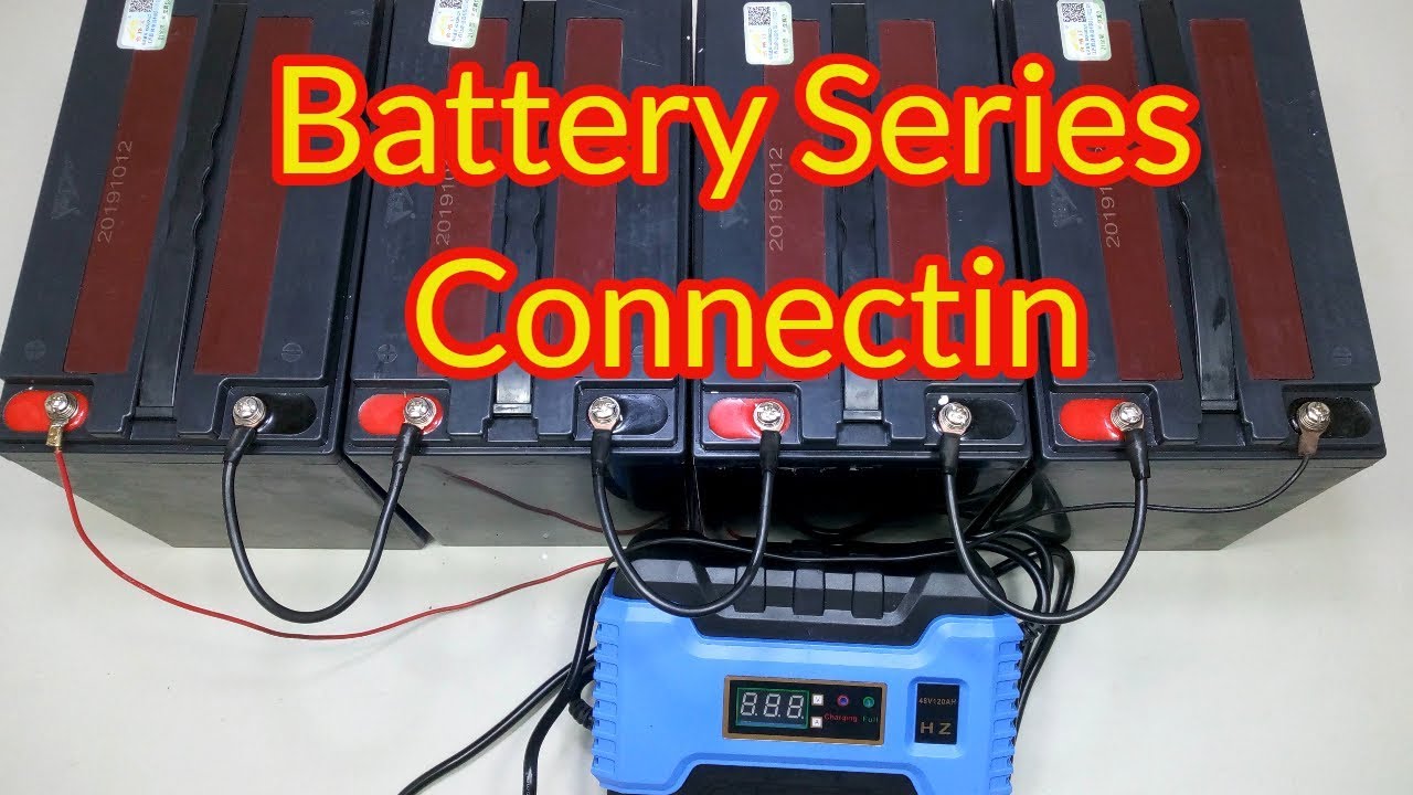how to wire batteries in series  ,  48v e bike battery  ,  series connection