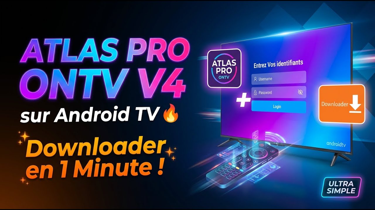 T&eacute;l&eacute;charger Atlas Pro ONTV (Nouvelle Mise &agrave; Jour 2026 ) 🔥🔥en 1 Minute 🔥🔥 🚀