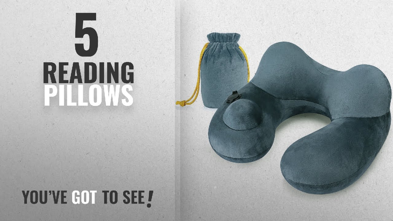 Top 10 Reading Pillows [2018]: Sepoveda Inflatable Neck Pillow,Portable Travel Pillow for