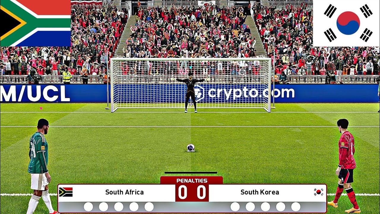 REPREZENTACJA RPA VS KOREA POŁUDNIOWA PEŁNA SERIA RZUT&Oacute;W KARNYCH | SKR&Oacute;T MECZU RPA VS KOR