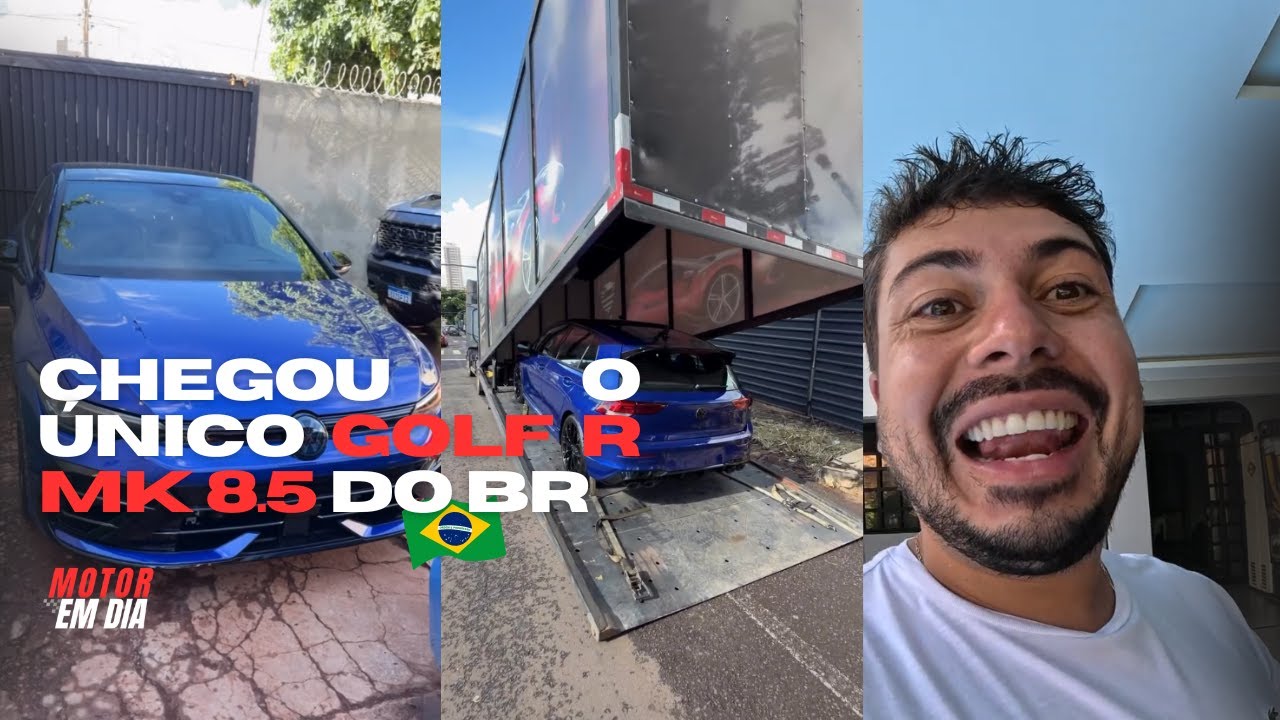 CHEGOU O GOLF R MK 8.5 do RAZUK! ÚNICO NO BR.