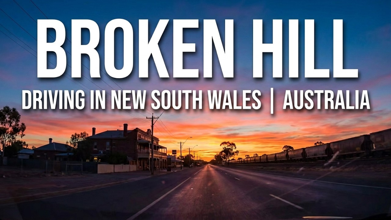 Driving in New South Wales 🚗 🇦🇺 | Broken Hill