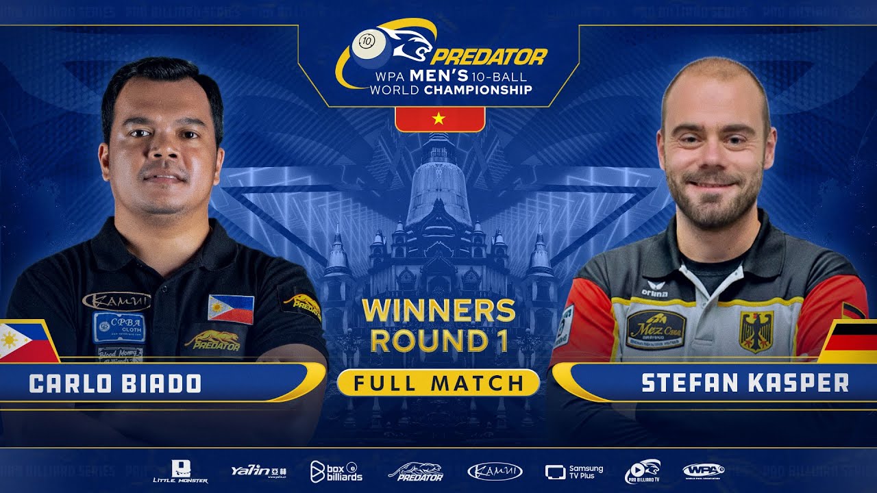 🇵🇭 BIADO vs KASPER 🇩🇪 ▸ 2025 Predator WPA Men’s 10-Ball World Championship