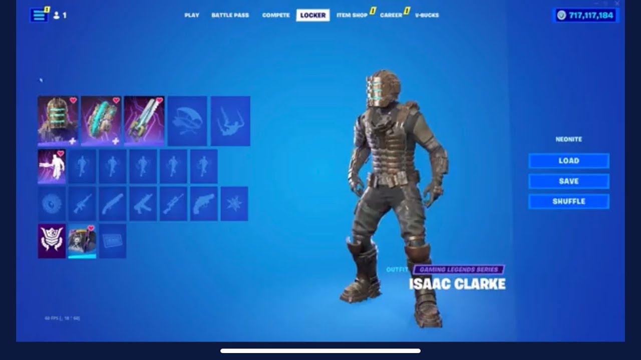 Fortnite x Dead Space Skin Gameplay