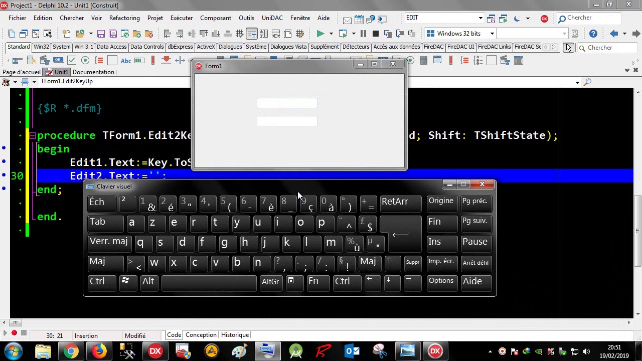 Delphi Trick 013 - Use Keyboard keys