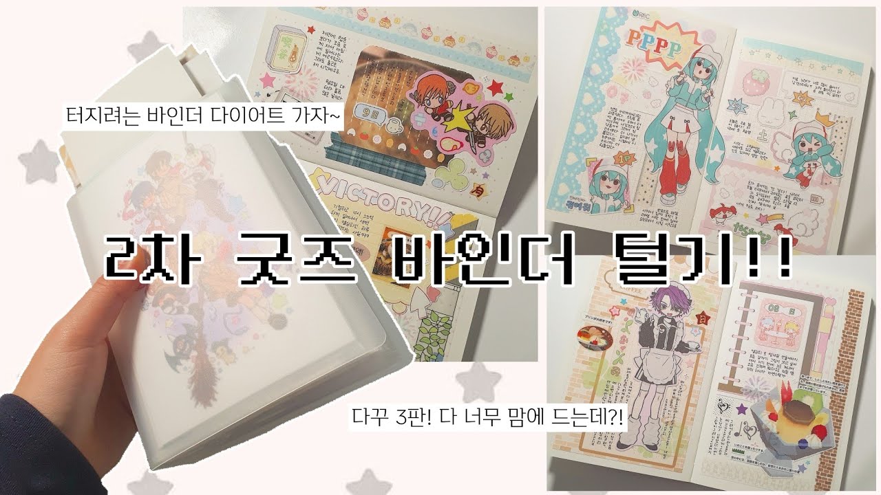 2차 굿즈로 다꾸하기! ‧₊˚ ⋅  ♡