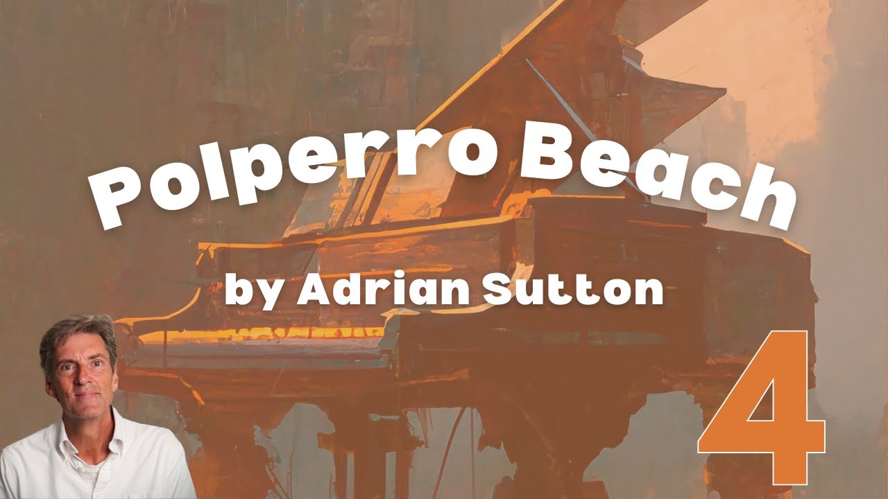 Polperro Beach by Adrian Sutton: Trinity Grade 4 Piano