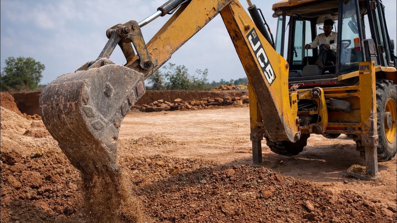 JCB Backhoe Heavy Duty Work – Most Satisfying Machines👌💥| Powerfull Jcb Working 🔥|