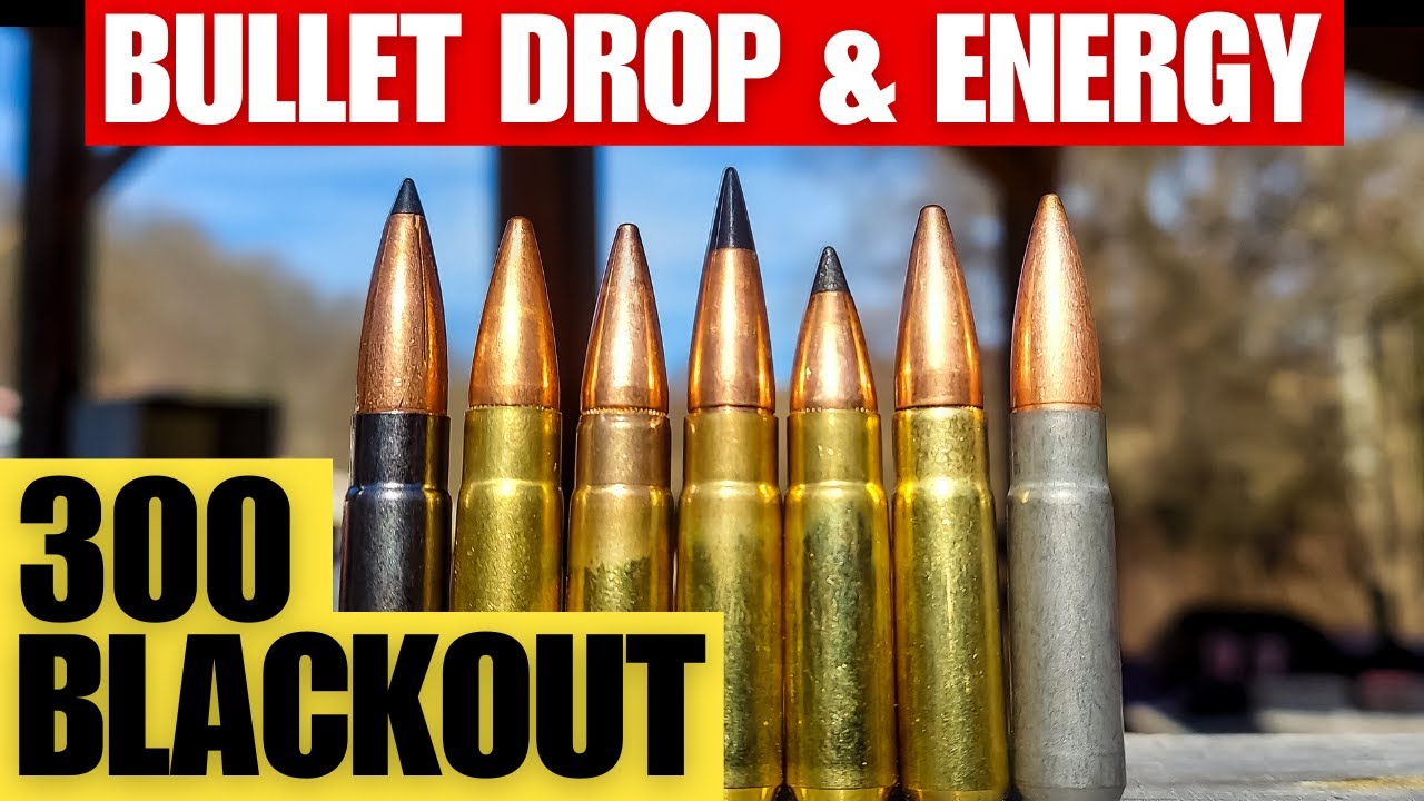300 Blackout Bullet Drop & Energy Explained [Subsonic & Supersonic]