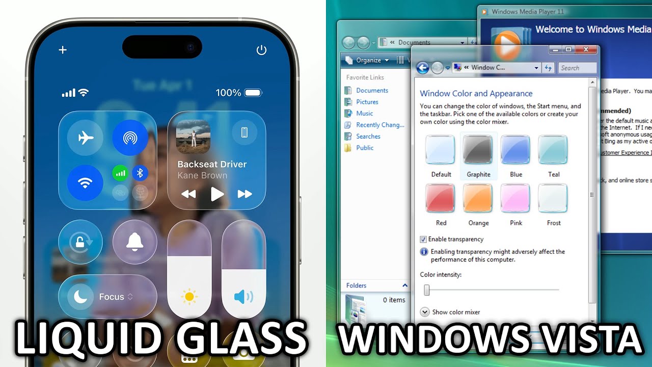Откуда Apple действительно черпала вдохновение при создании Liquid Glass