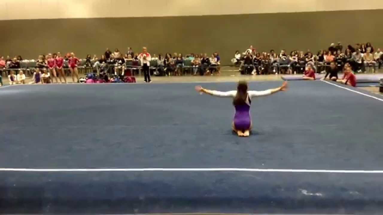 Gymnastics-Nina's First Level 6 Routine!