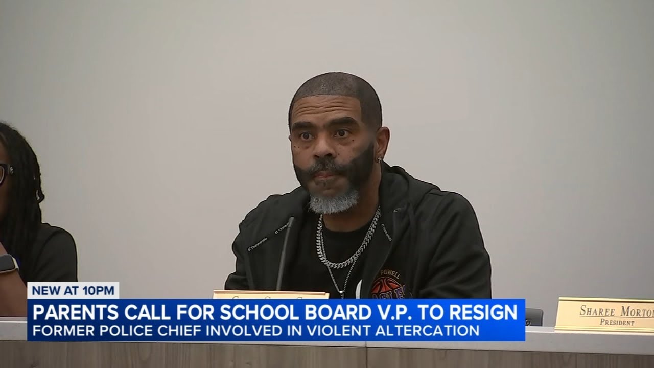 Former suburban police chief faces calls to resign from school district over battery video