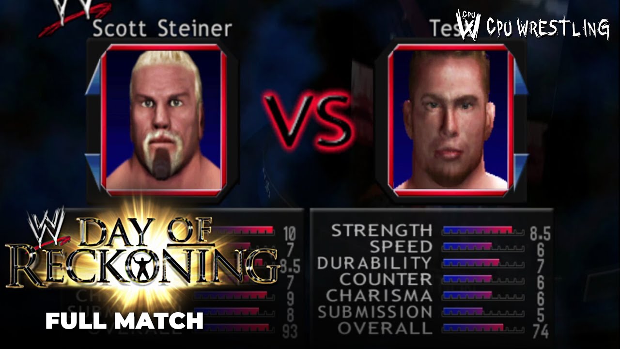 WWE DOR | Hardcore Match: Scott Steiner vs Test