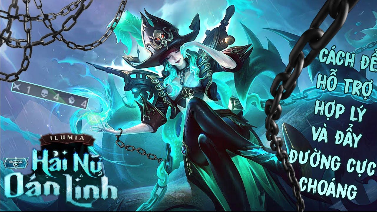 LIÊN QUÂN MOBILE | Skin: Hải nữ oán linh của ilumia và FULL hiệu ứng cực đẹp