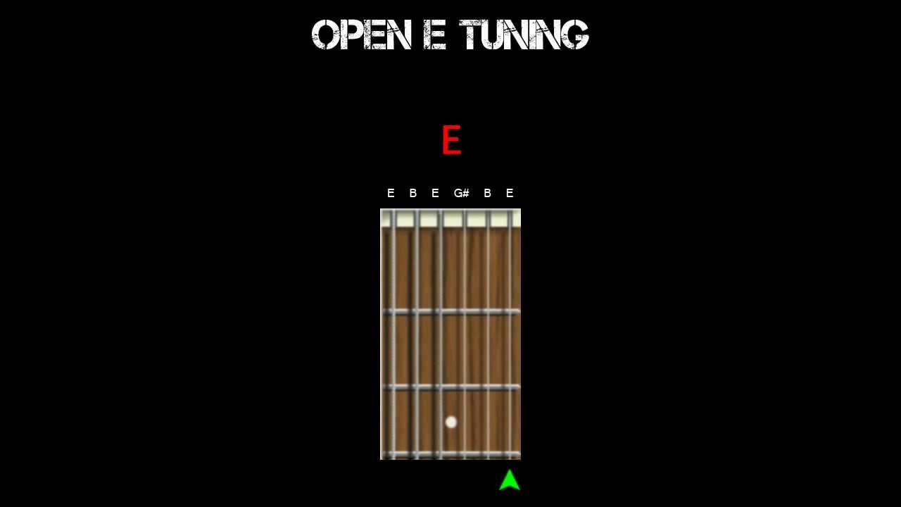 Guitar Tuning - Open E