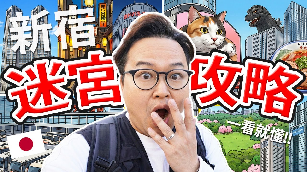 東京新宿車站攻略！像迷宮一樣到底該怎麼走？好吃又好玩可以逛一整天《阿倫去旅行》