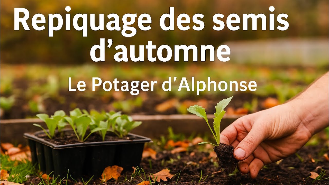 Je repique les semis.
