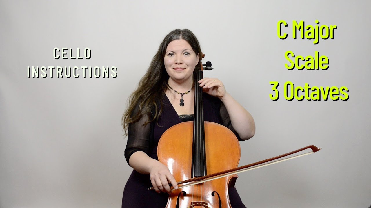 C Major Scale 3 Octaves | Cello Instruction