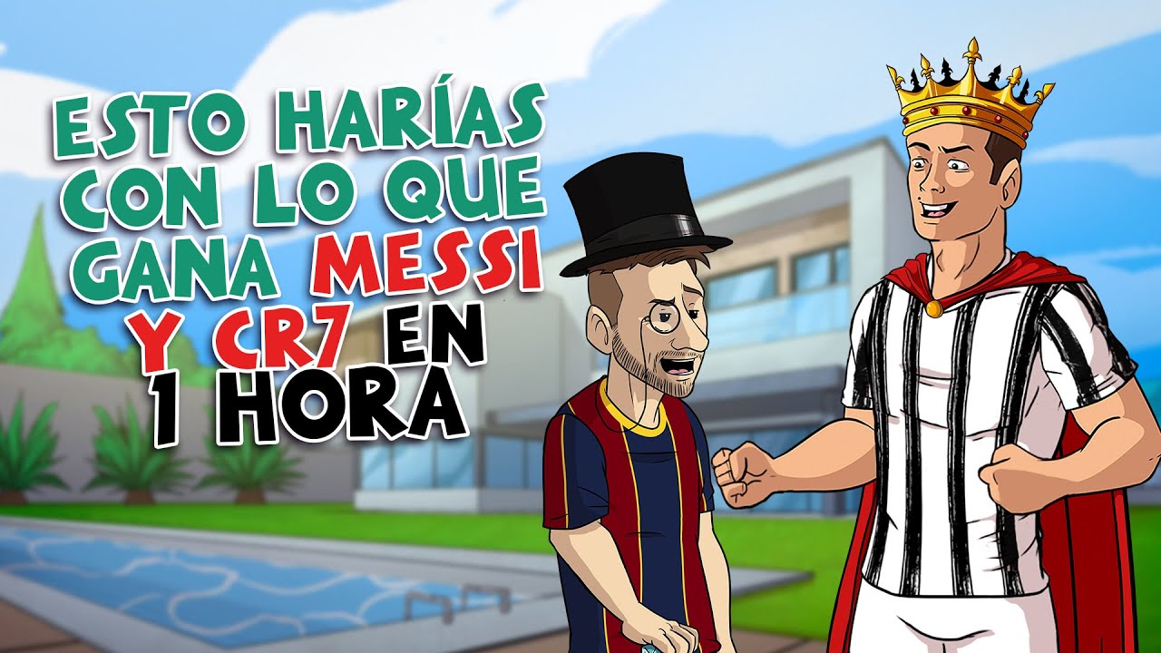 LOS 9 INCREÍBLES LUJOS QUE TE PODRÍAS DAR CON LO QUE MESSI Y CR7 GANAN EN UNA HORA