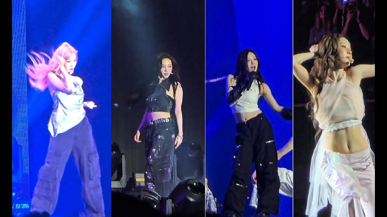 Aespa SYNK: PARALLEL LINE tour in LA Solo Stages Dopamine, Up, Bored!, Spark (Part 4/7) 02/01/25