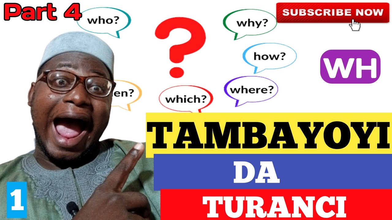 Koyi Tambayoyi Da Turanci Kashi na Daya