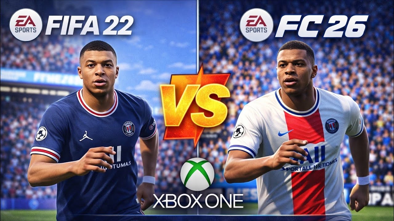 NO es lo que esperas… FC 26 vs FIFA 22 en Xbox One 😳