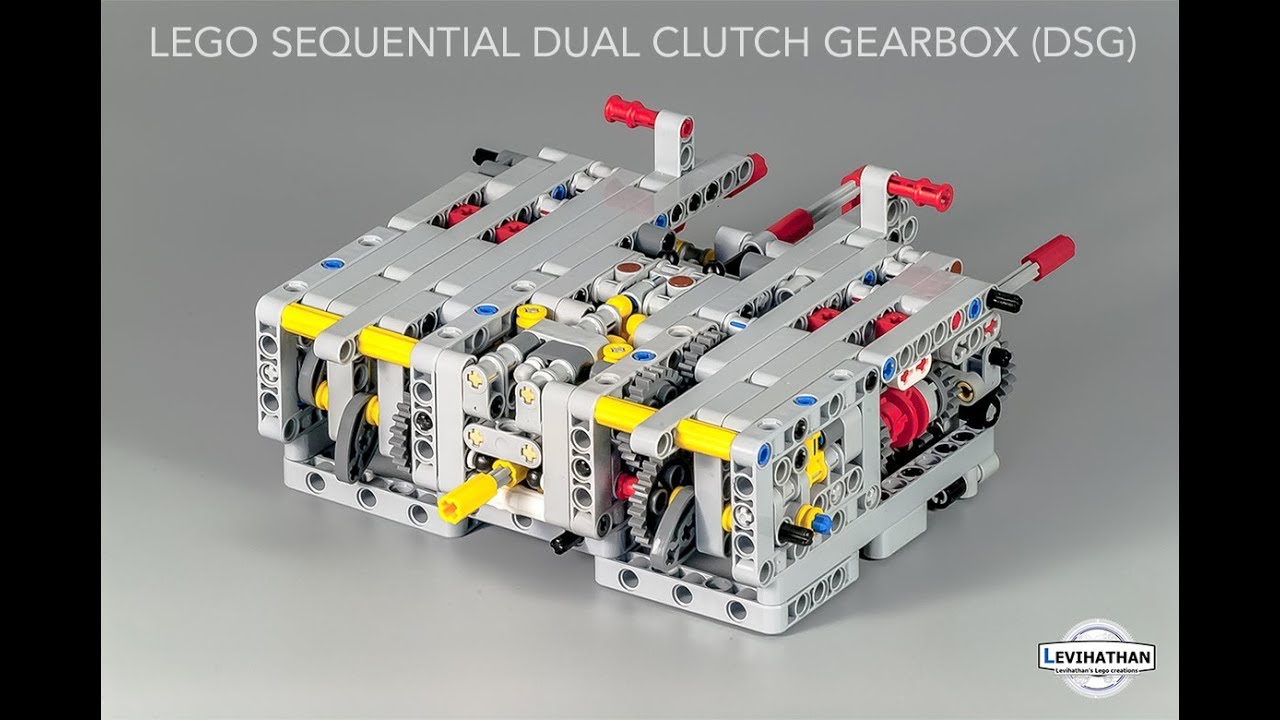 Lego sequential dual clutch gearbox (DSG) 8 speeds
